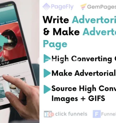 I will write high converting advertorials and build the advertorial page