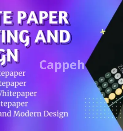 I will originate and design crypto white paper, ico white paper