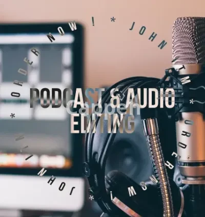 I will edit and master your podcast or voice over in english , french or arabic