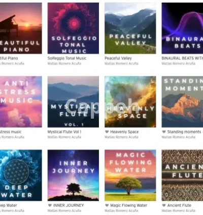 I will 100 relaxing meditation music royalty free business use