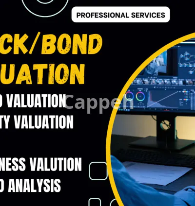 I will do bond valuation, stock valuation and business valuation