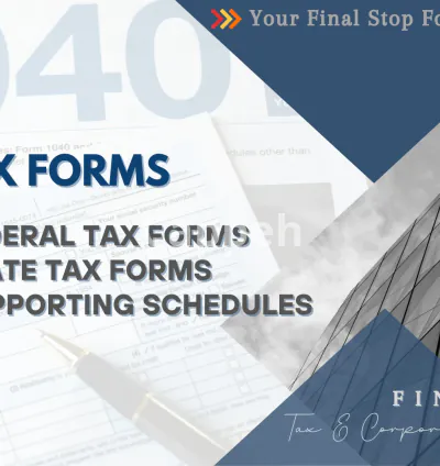 I will prepare and file US tax forms 1120, 1065, and 1040
