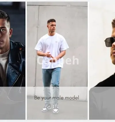 I will be a male model for your brand or product