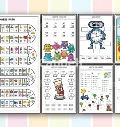I will design custom kindergarten worksheet especially for you