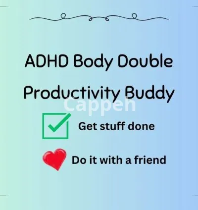 I will act as your adhd body double or productivity buddy