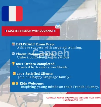 I will teach you and help you learn french