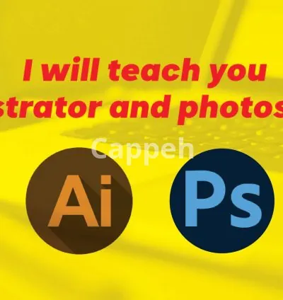 I will teach you adobe illustrator and photoshop online