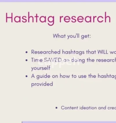 I will provide a list of hashtags for your instagram profile