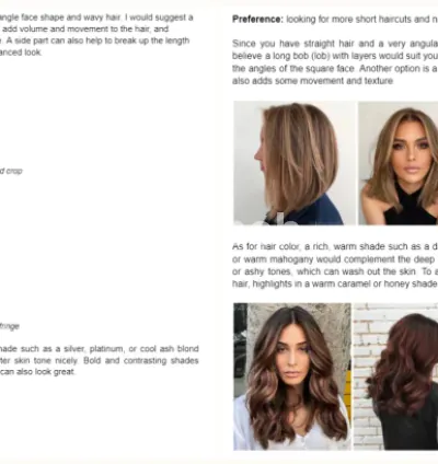 I will choose the best hairstyles and outfits for you